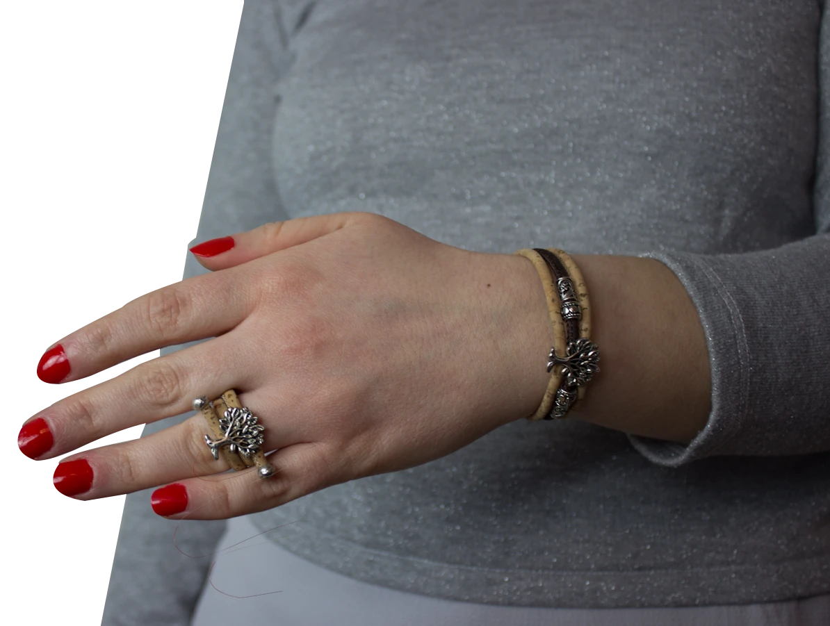 Schmuck aus Kork